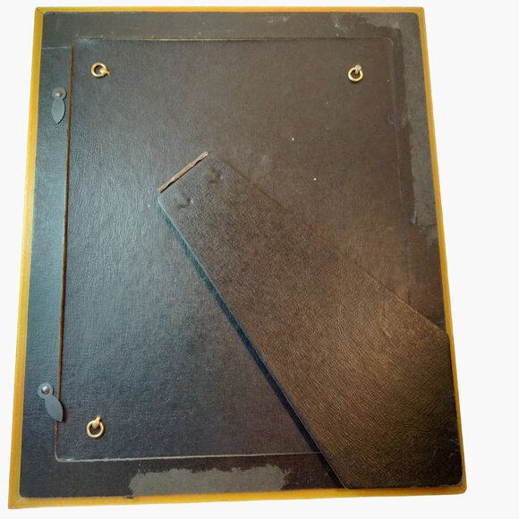 Vintage Gold Tone Ornate Picture Frame With Easel Stand 8x10 Photo - Picture 6 of 6